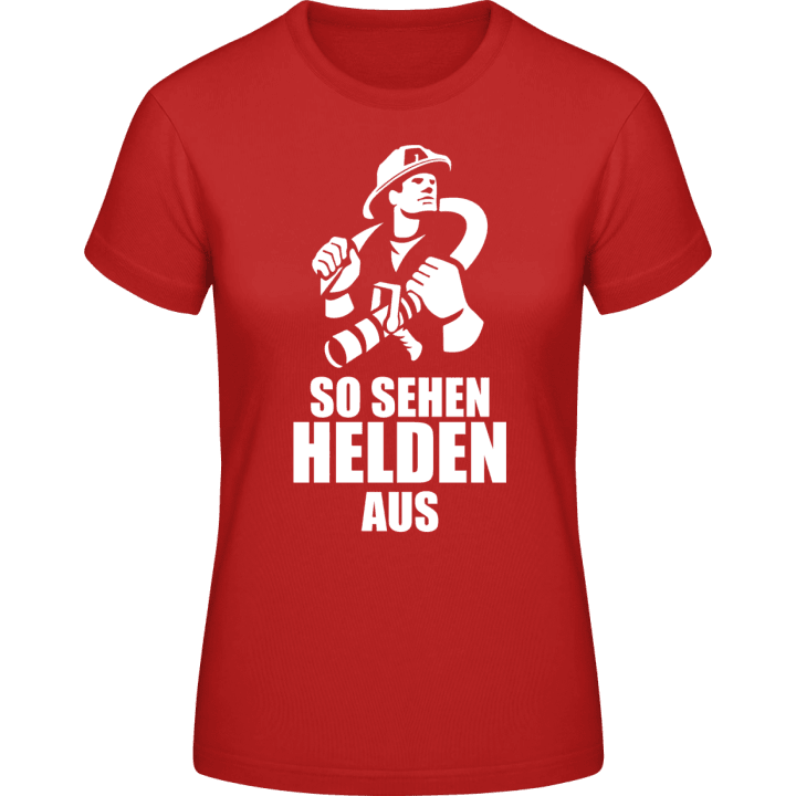 So sehen Helden aus T-shirt för kvinnor contain pic