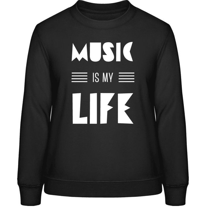 Music Is My Life Genser for kvinner contain pic