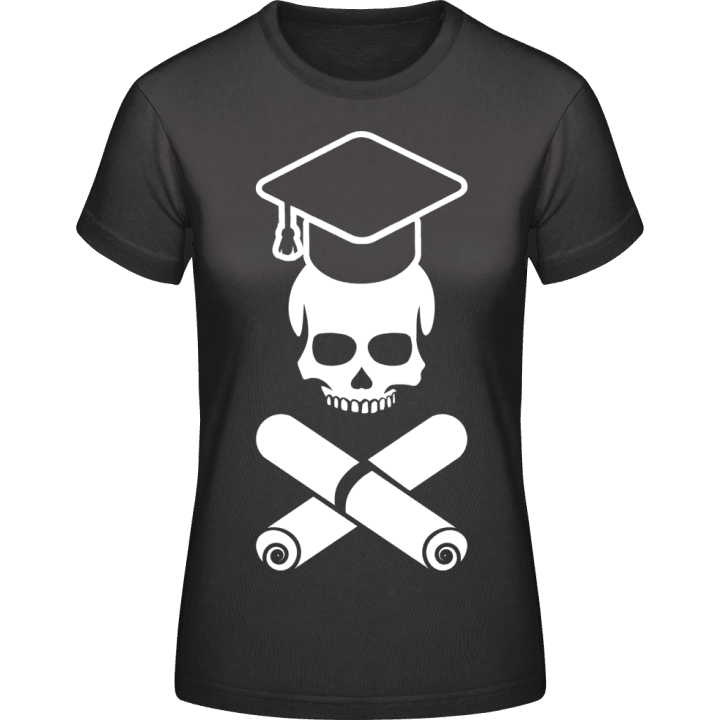 Graduate Skull T-shirt pour femme contain pic