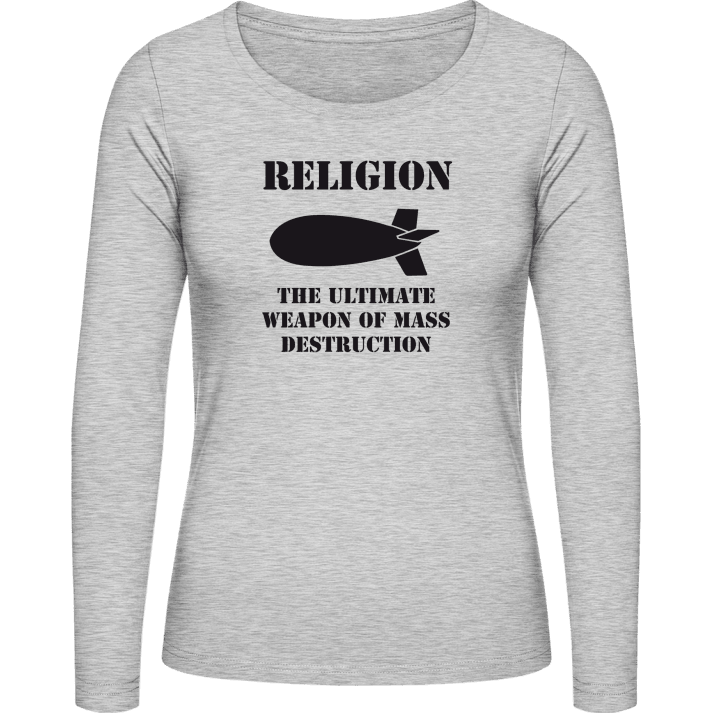 Religion Camisa de manga larga para mujer contain pic