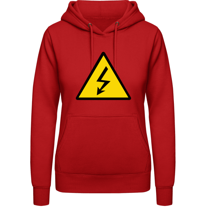 Electricity Warning Vrouwen Hoodie contain pic