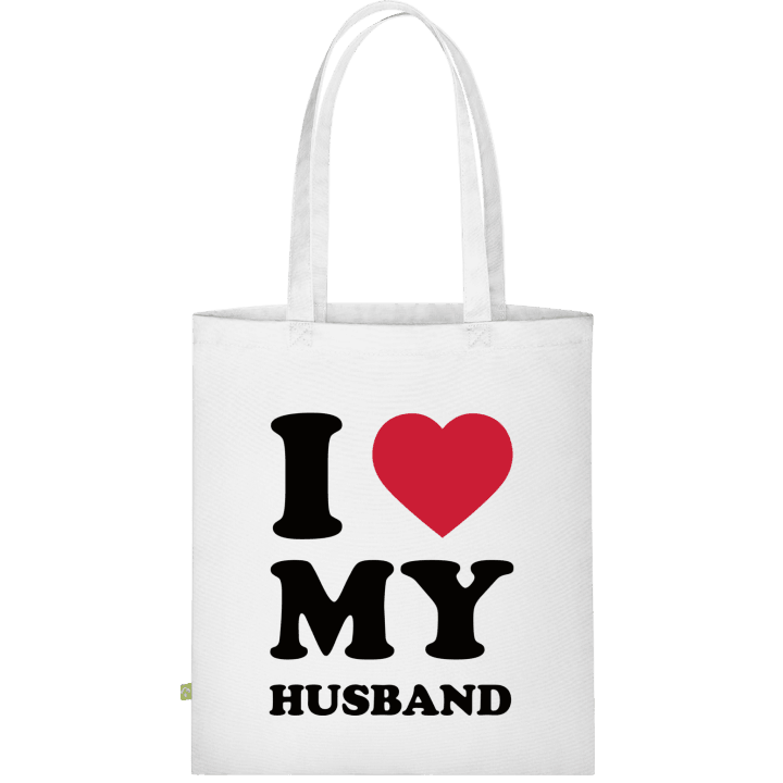 I Love My Husband Väska av tyg contain pic