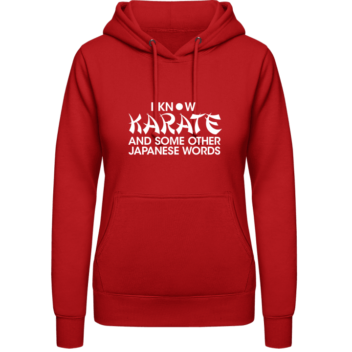 I Know Karate And Some Other Ja Sweat à capuche pour femme 0 image