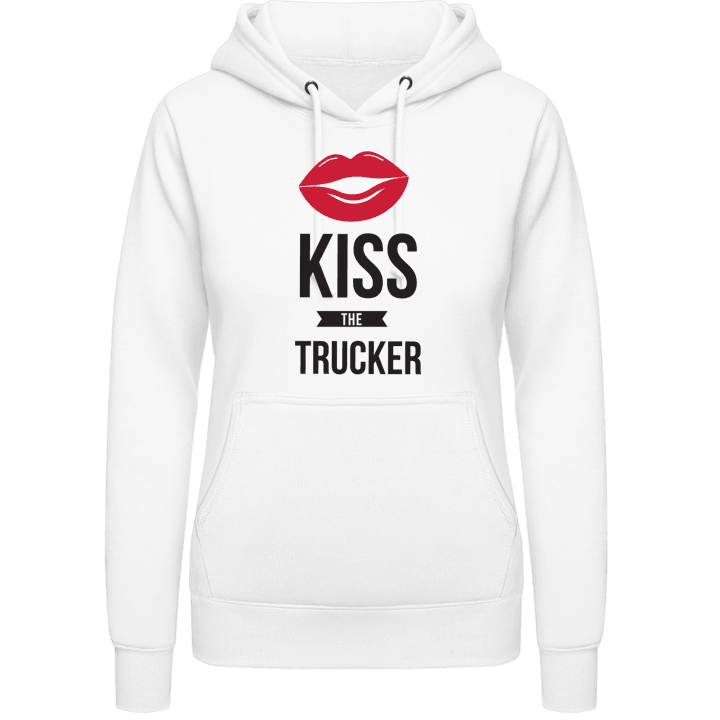 Kiss The Trucker Hoodie för kvinnor contain pic