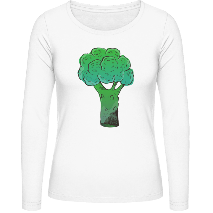 Brócoli Camisa de manga larga para mujer contain pic