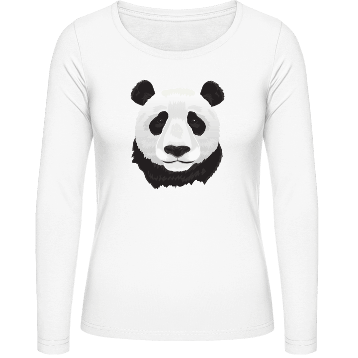 Panda Head Realistic Women long Sleeve Shirt 0 image