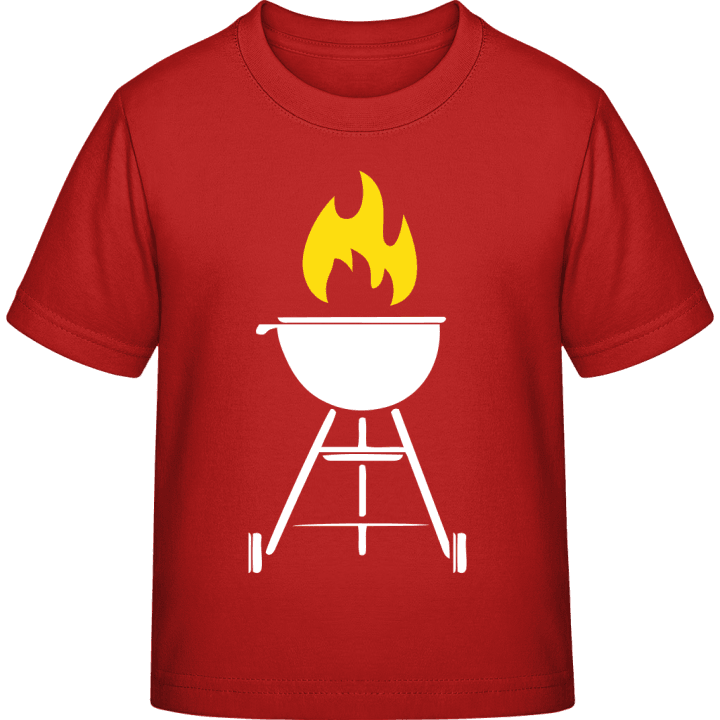 Grill Barbeque T-shirt för barn contain pic
