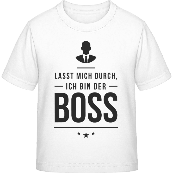 Lasst mich durch ich bin der Boss T-shirt för barn contain pic