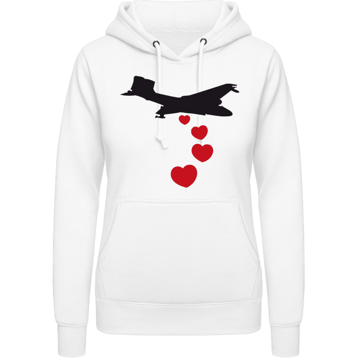 Heart Bomber Women Hoodie contain pic