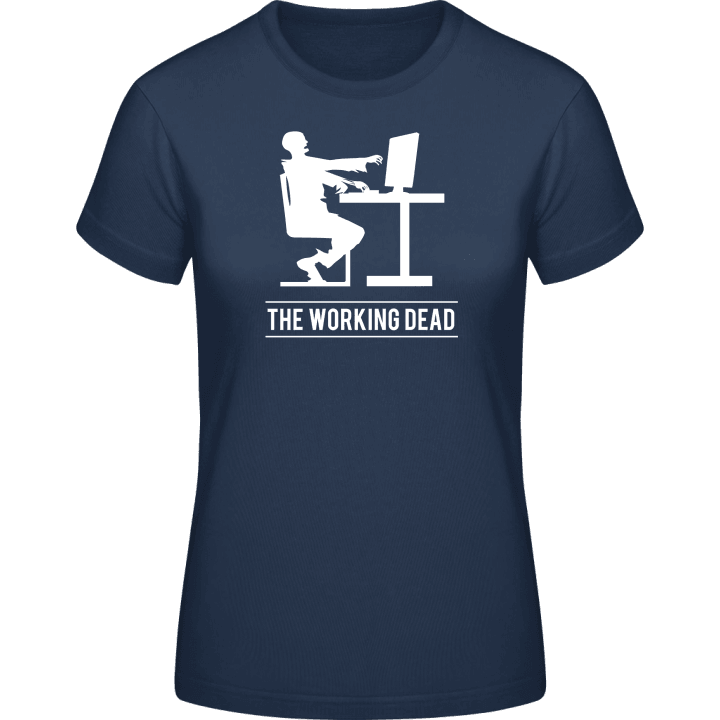 The Working Dead T-skjorte for kvinner contain pic