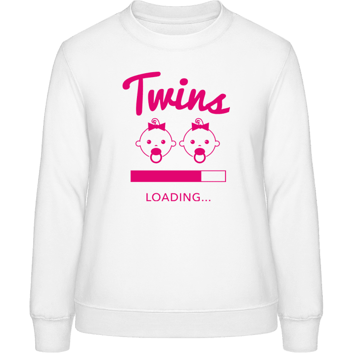 Twins Two Baby Girls Vrouwen Sweatshirt 0 image