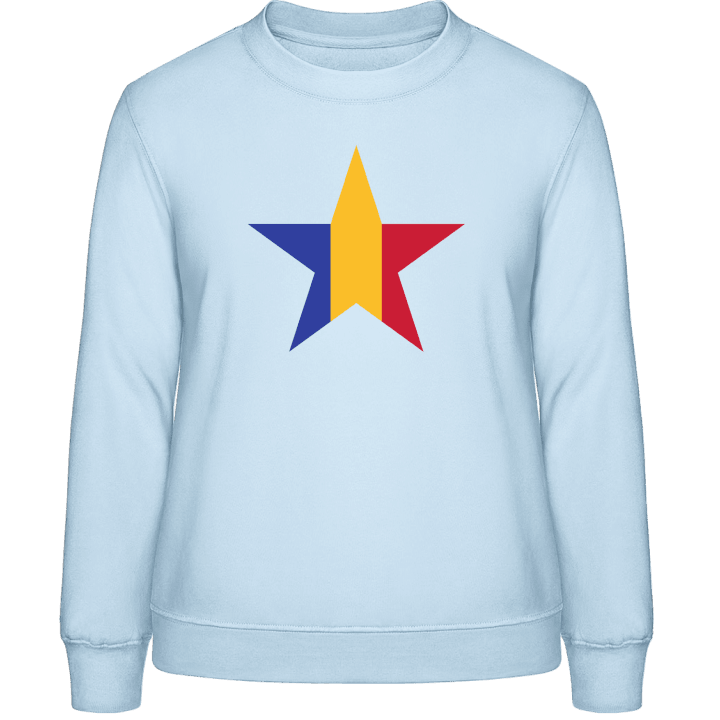 Romanian Star Sweatshirt för kvinnor contain pic