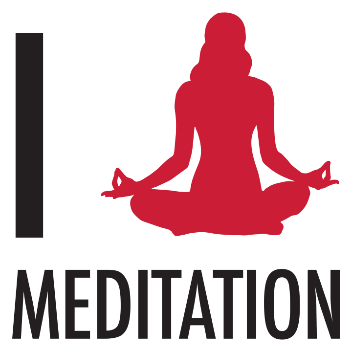 I Love Meditation Cloth Bag 0 image