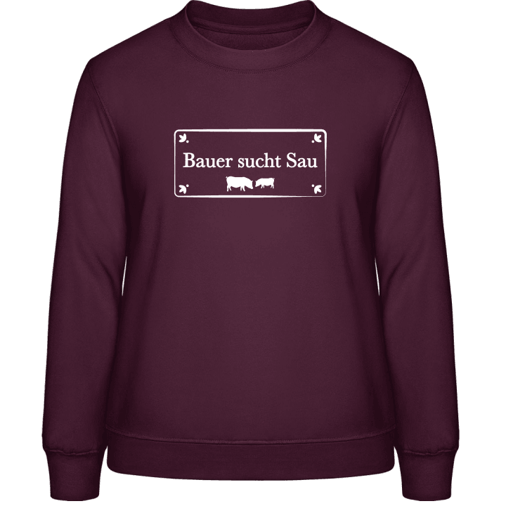 Bauer sucht Sau Frauen Sweatshirt contain pic