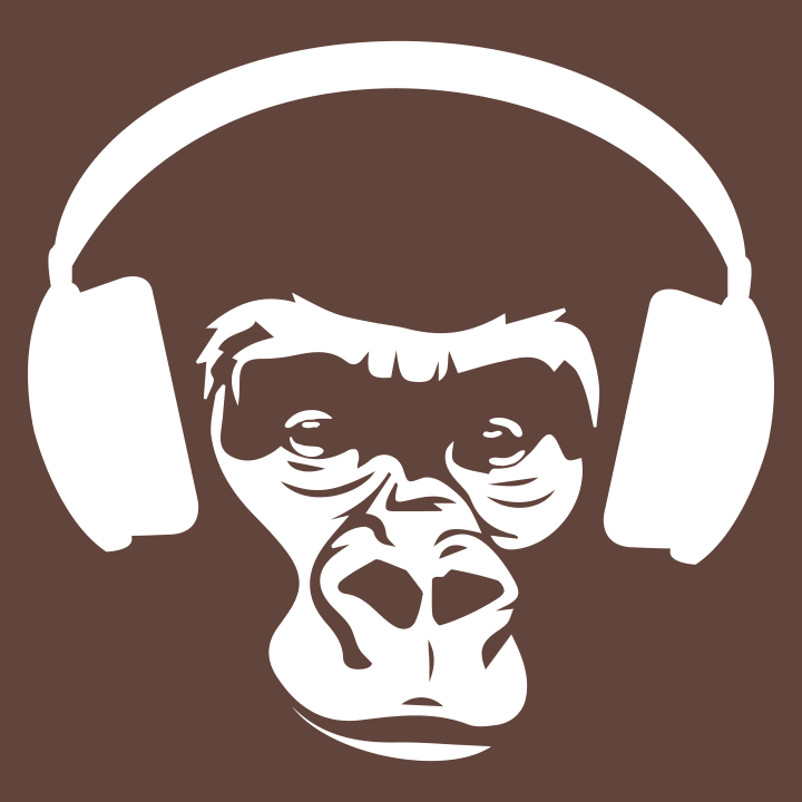 Ape With Headphones Taza 0 image