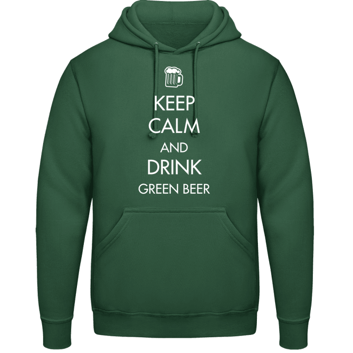 Keep Calm And Drink Green Beer Felpa con cappuccio 0 image