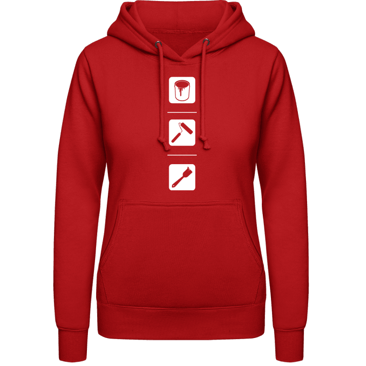 Painter Kit Vrouwen Hoodie contain pic
