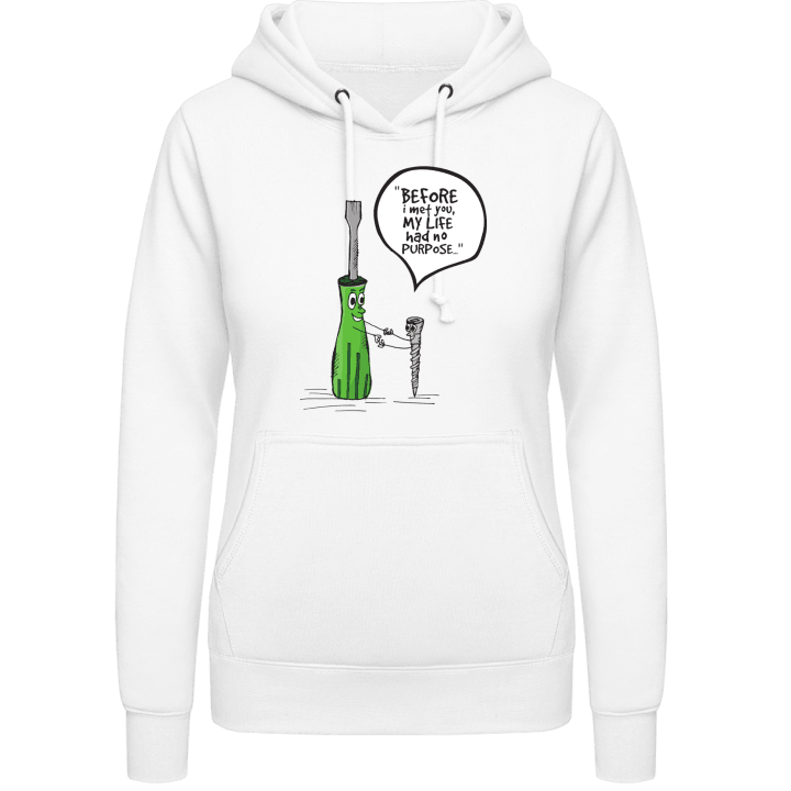 Before I Met You My Life Had No Purpose Sweat à capuche pour femme 0 image