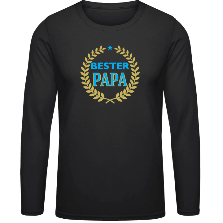 Bester Papa Logo Langarmshirt 0 image