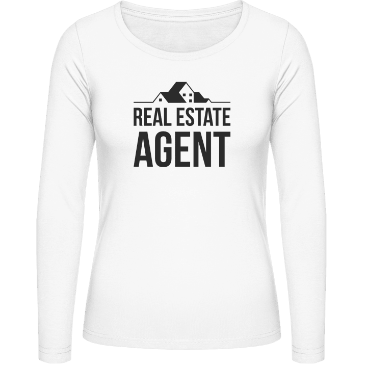 Real Estate Agent T-shirt à manches longues pour femmes contain pic