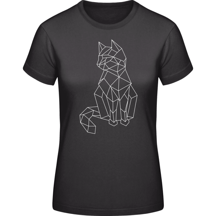 Cat Geometric T-shirt för kvinnor 0 image