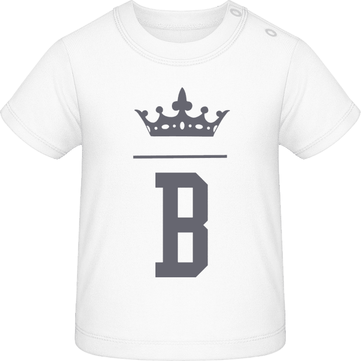 B Name Initial T-shirt bébé contain pic
