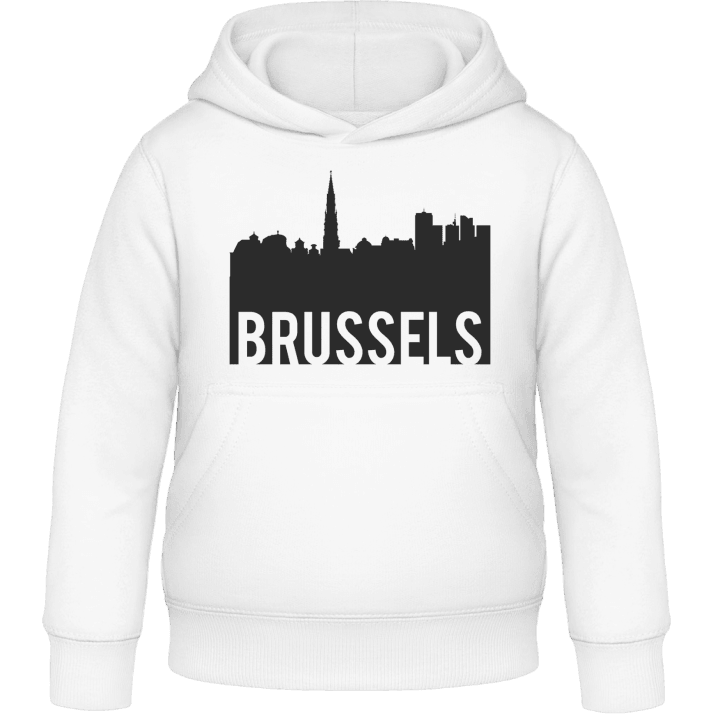 Brussels City Skyline Felpa con cappuccio per bambini contain pic