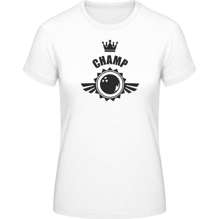 Bowling Champ Camiseta de mujer contain pic