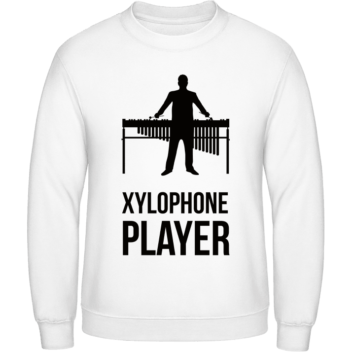Xylophone Player Silhouette Tröja contain pic