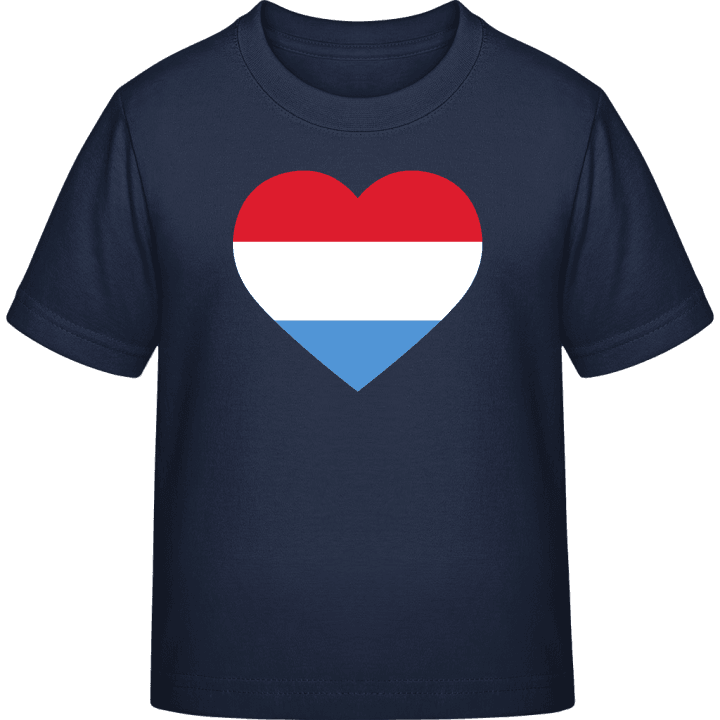 Netherlands Heart Flag T-shirt för barn contain pic
