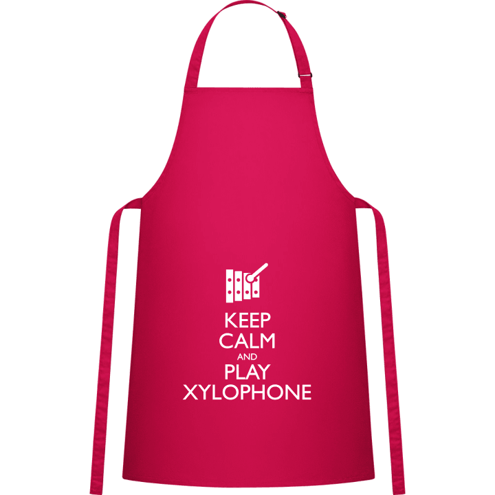 Keep Calm And Play Xylophone Delantal de cocina contain pic