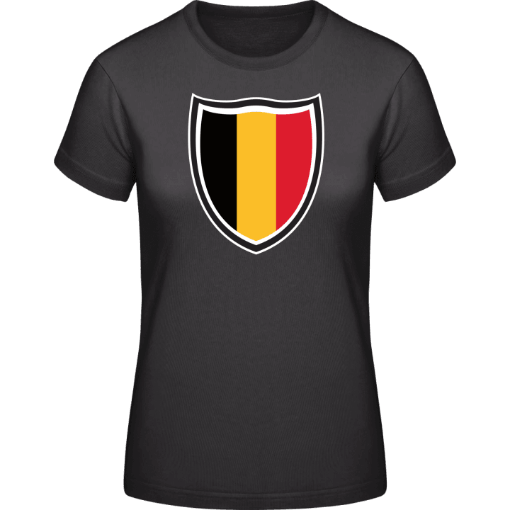 Belgium Shield Flag T-shirt för kvinnor contain pic