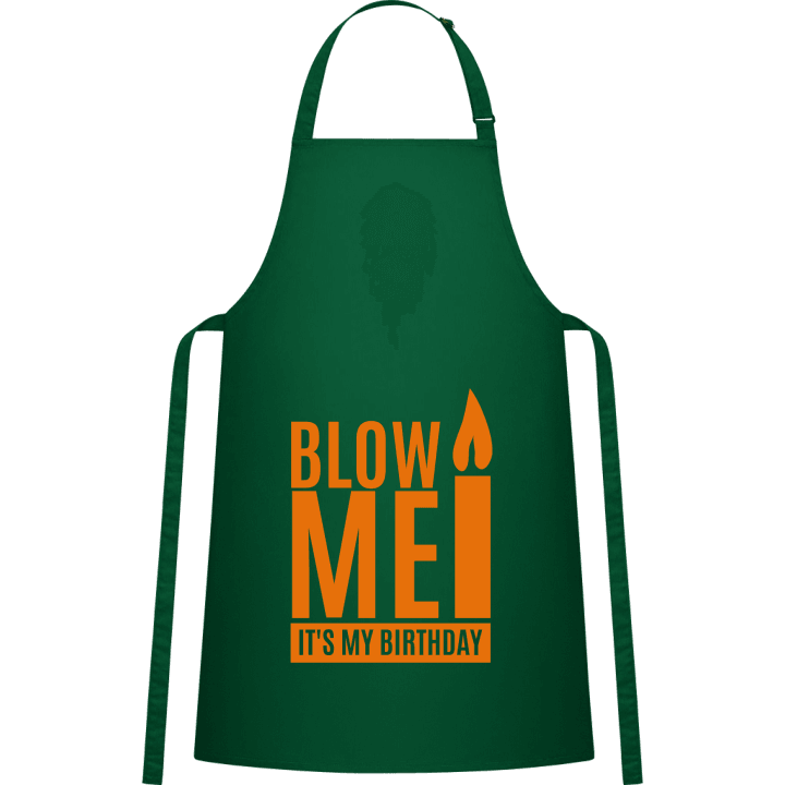 Blow Me It's My Birthday Kitchen Apron contain pic