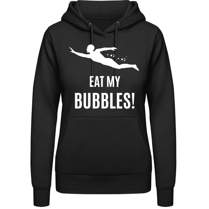 Eat My Bubbles Swimming Felpa con cappuccio da donna 0 image