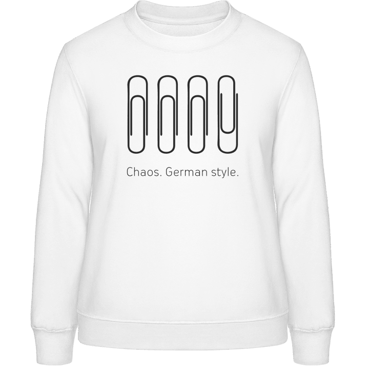 Chaos German Style Sweat-shirt pour femme contain pic