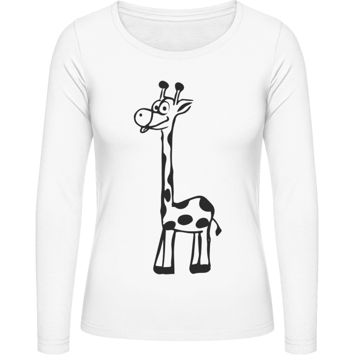 Giraffe Comic Vrouwen Lange Mouw Shirt 0 image