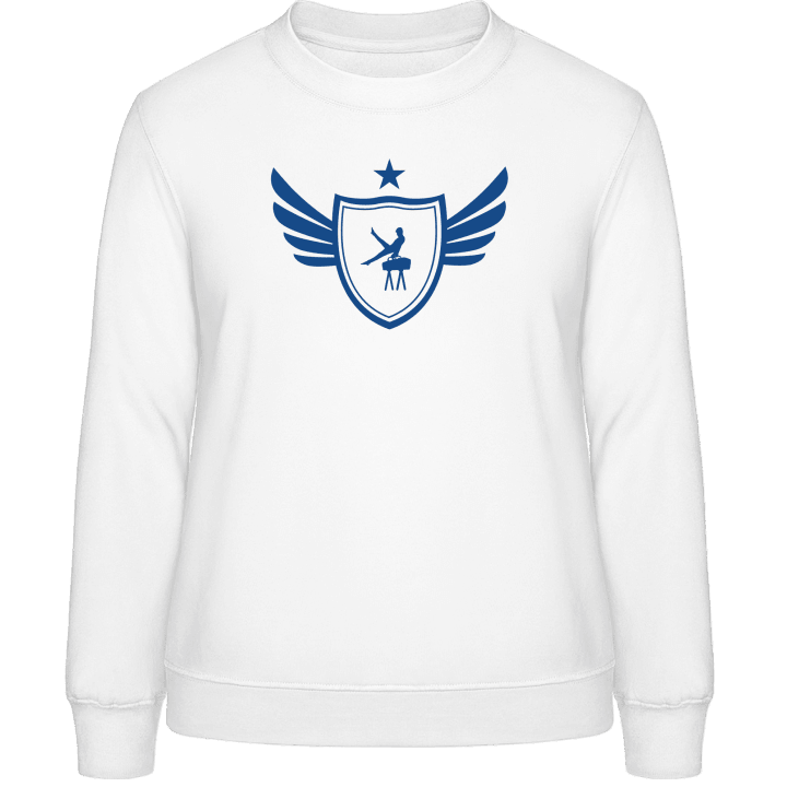 Pommel Horse Winged Sweatshirt för kvinnor contain pic