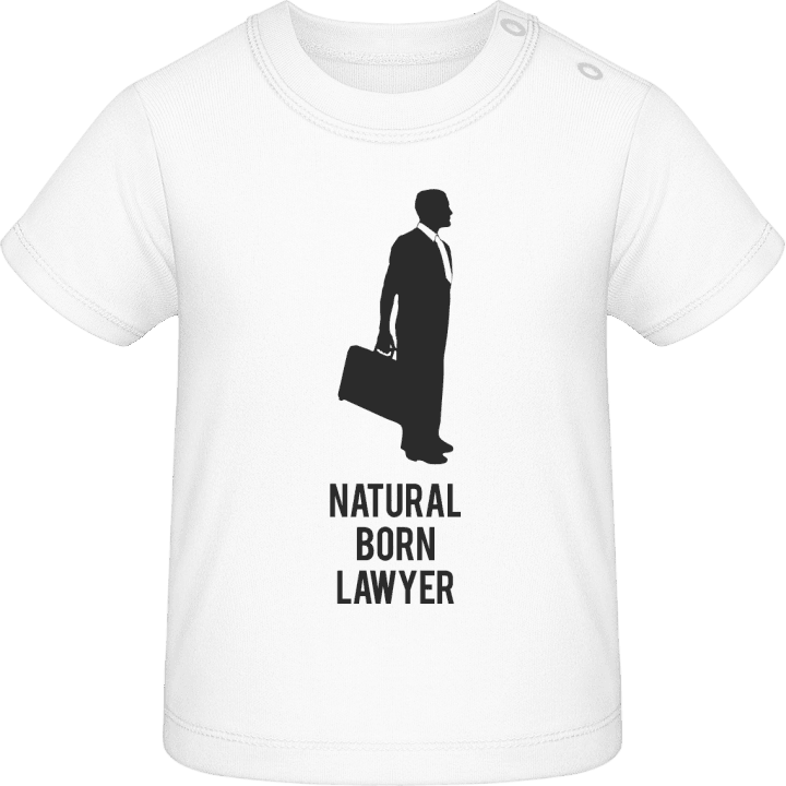 Natural Born Lawyer T-shirt för bebisar contain pic