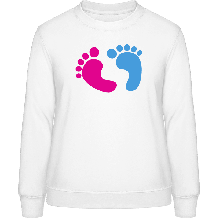 Baby Feet Inside Sweatshirt för kvinnor 0 image