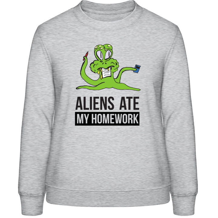Aliens Ate My Homework Sweatshirt för kvinnor contain pic