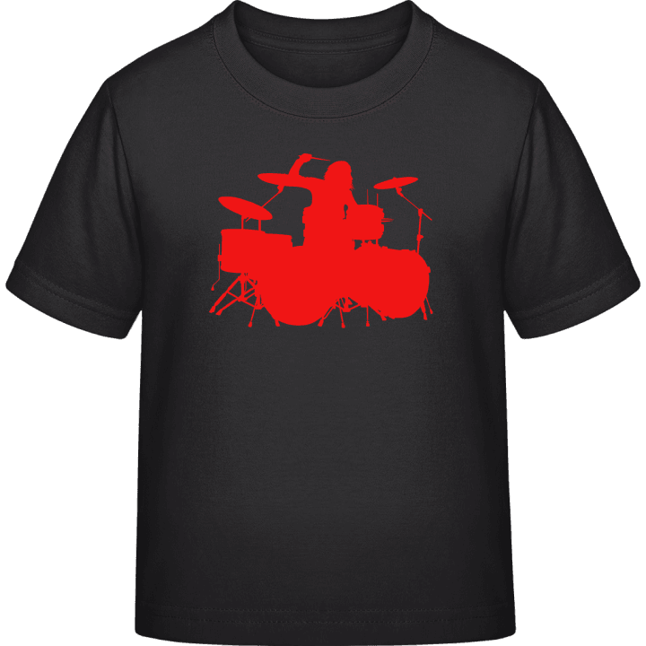 Schlagzeugerin Drummer Kinder T-Shirt contain pic