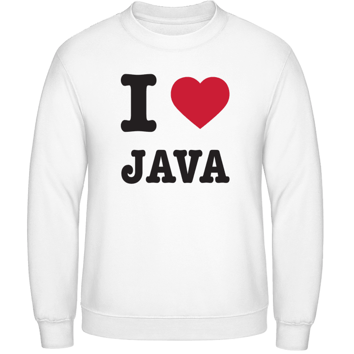 I Love Java Tröja contain pic