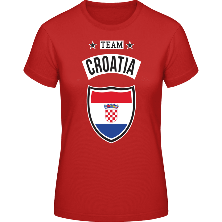 Team Croatia T-skjorte for kvinner contain pic