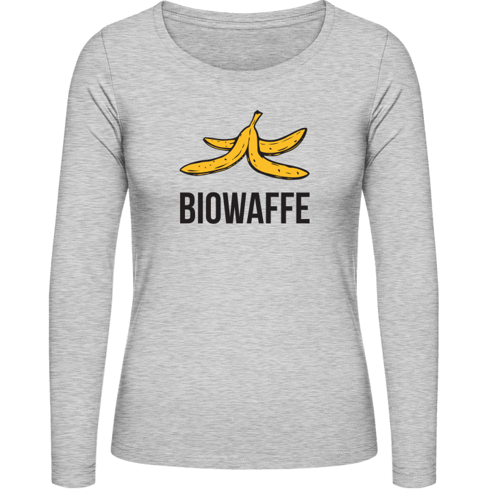Biowaffe Camisa de manga larga para mujer contain pic