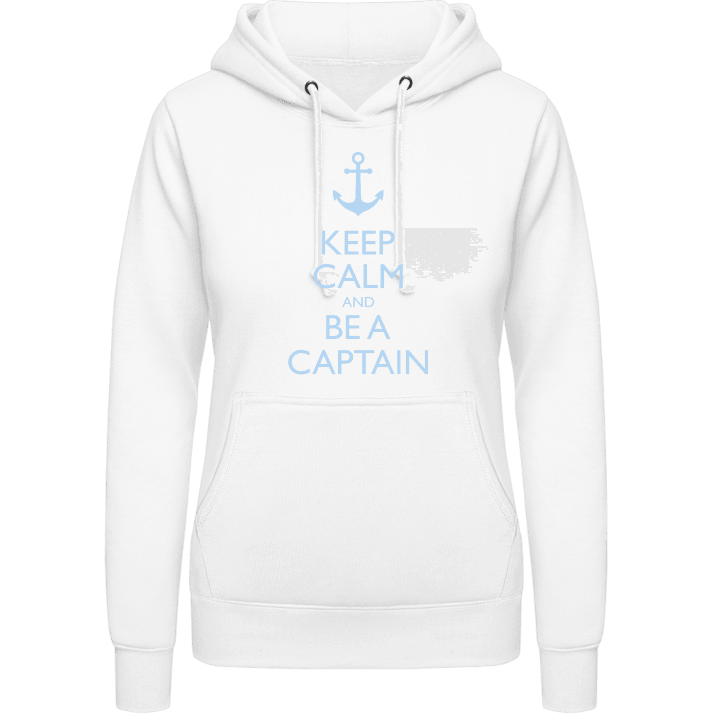 Keep Calm and be a Captain Sweat à capuche pour femme contain pic