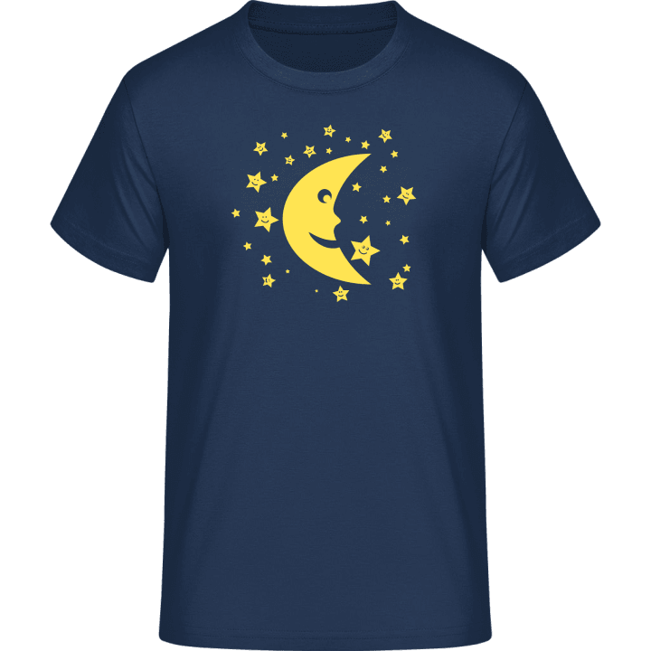 Moon And Stars T-skjorte 0 image