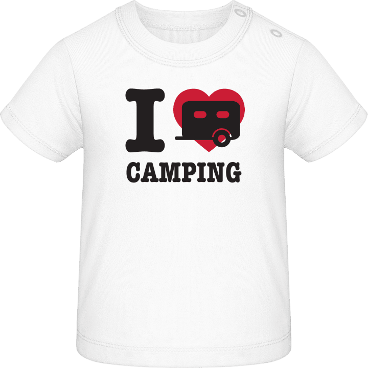 I Love Camping Classic T-shirt för bebisar 0 image