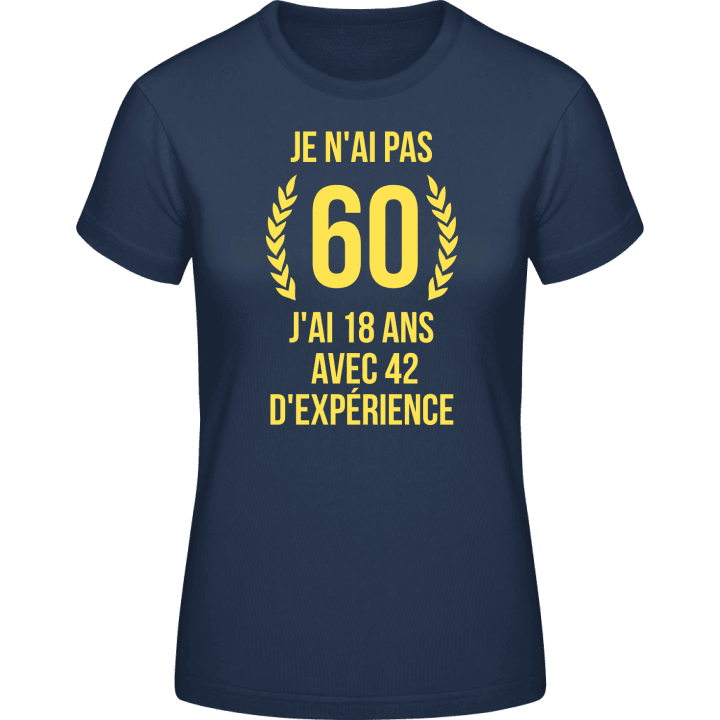 60 ans T-shirt pour femme 0 image
