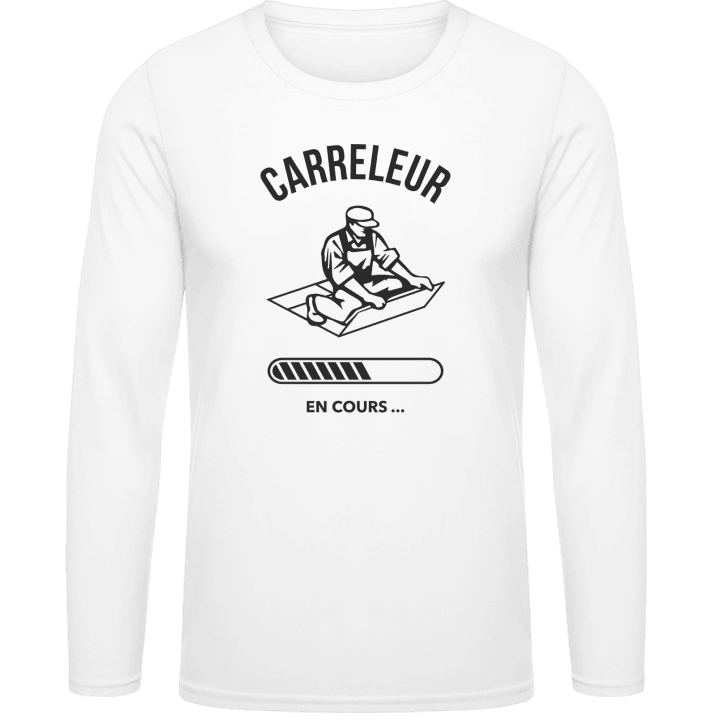Carreleur en cours Langarmshirt contain pic