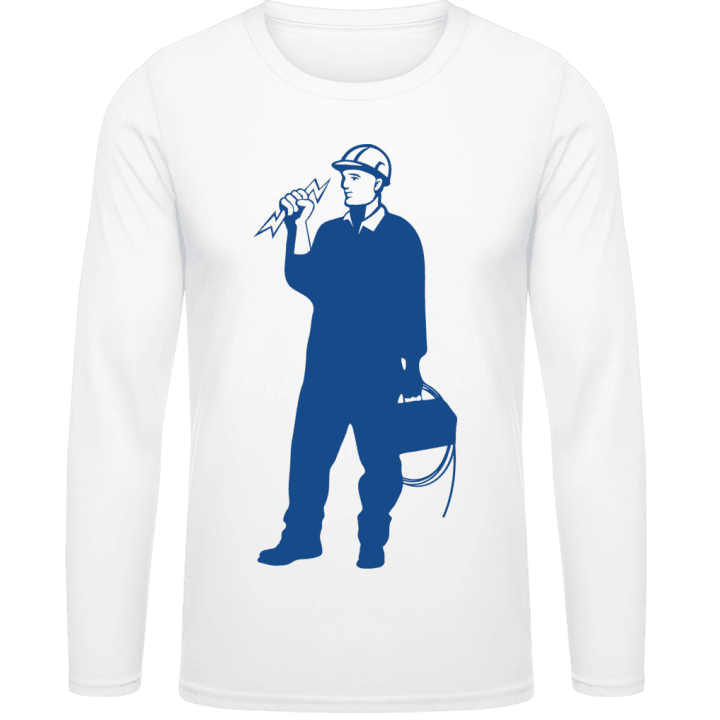 Electrician Flash Long Sleeve Shirt contain pic